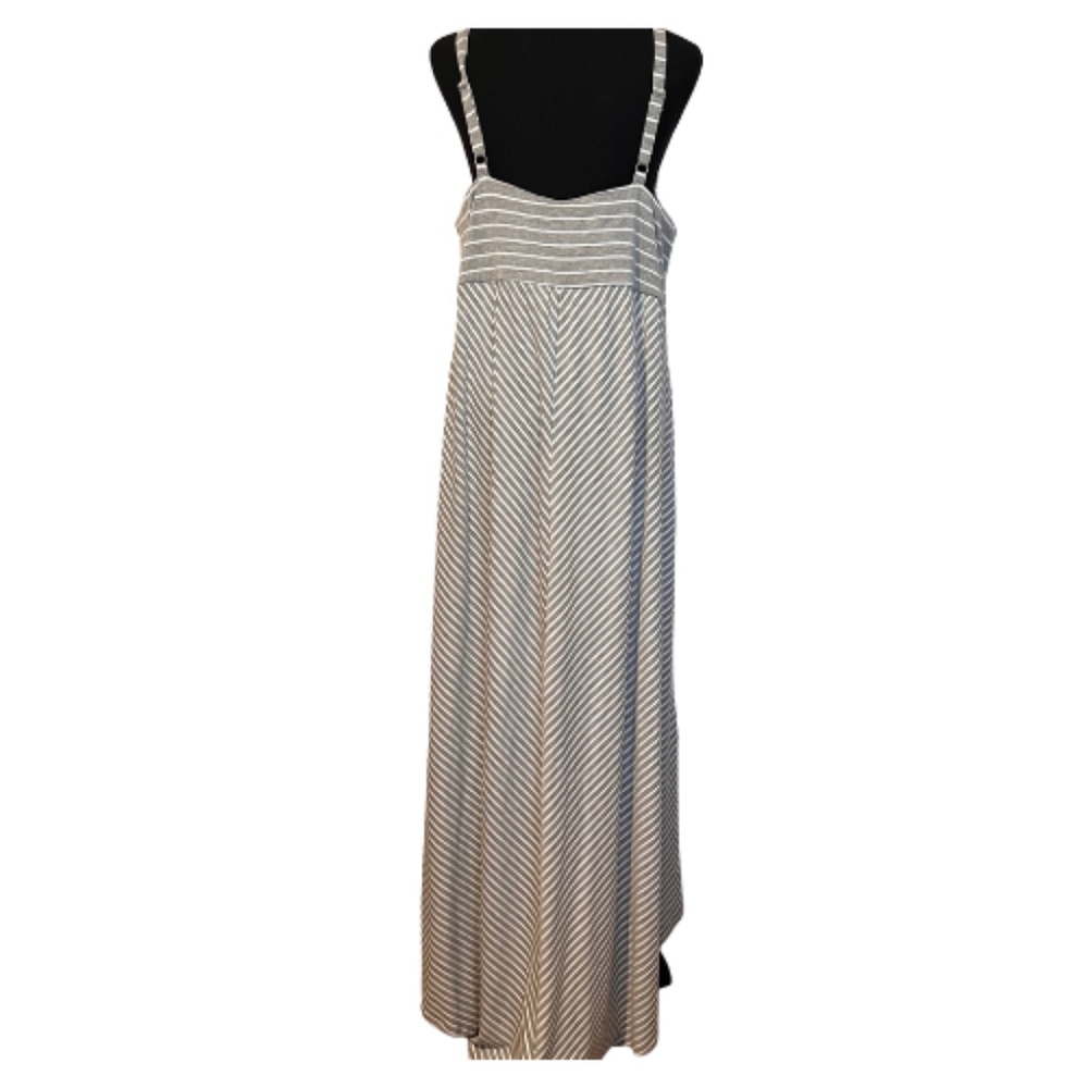 Torrid Gray Striped High Low Maxi Dress Size 2(2XL) - Picture 2 of 10